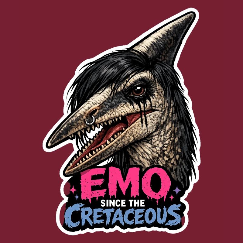 Emo Dinosaur, Sad Dino, Emotional