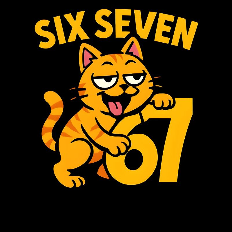 Six Seven Katze 67 Italian Brainrot Humor