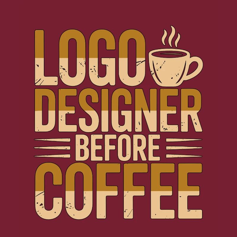 Logo Designer Before Brand Designer Coffee Lover