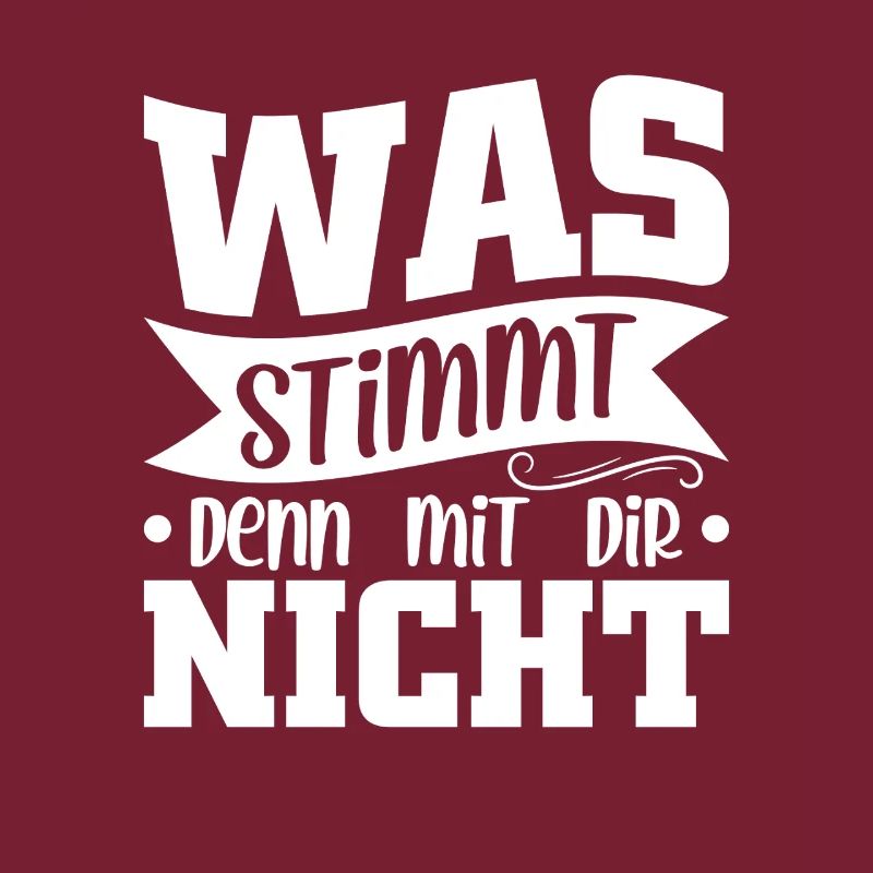 Was stimmt denn mit dir nicht