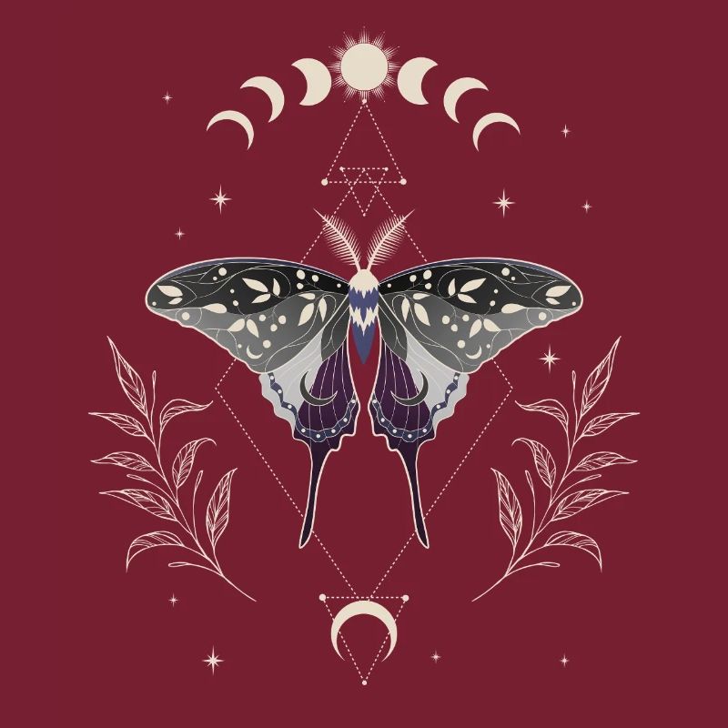 Asexual Luna Moth LGBT Pride Flag