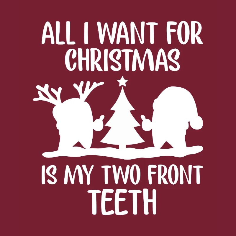 Two Front Teeth Christmas Tee