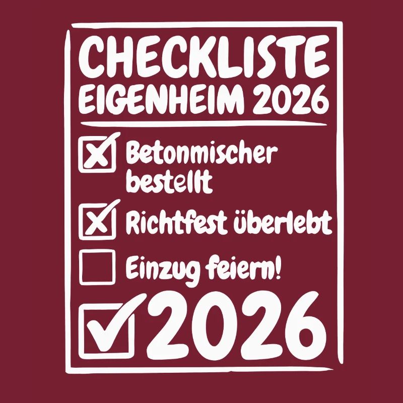 Checkliste Eigenheim 2026 Hausbau