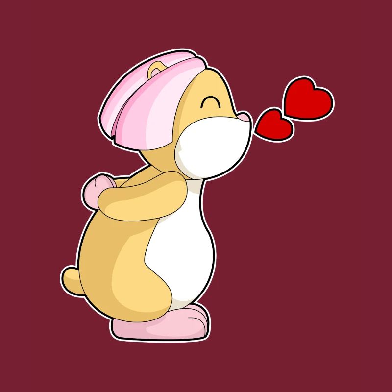 Hamster Braut Schleier Hochzeit