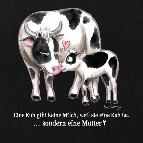 Mutter Kuh - Stanley/Stella Bio-Stoffbeutel
