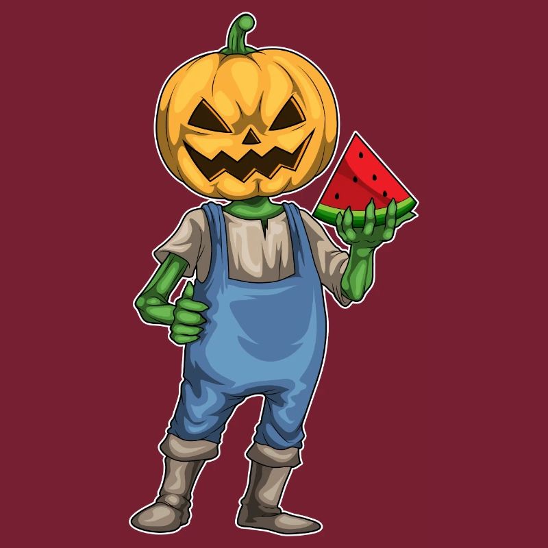 Jack O Lantern Halloween Pastèque