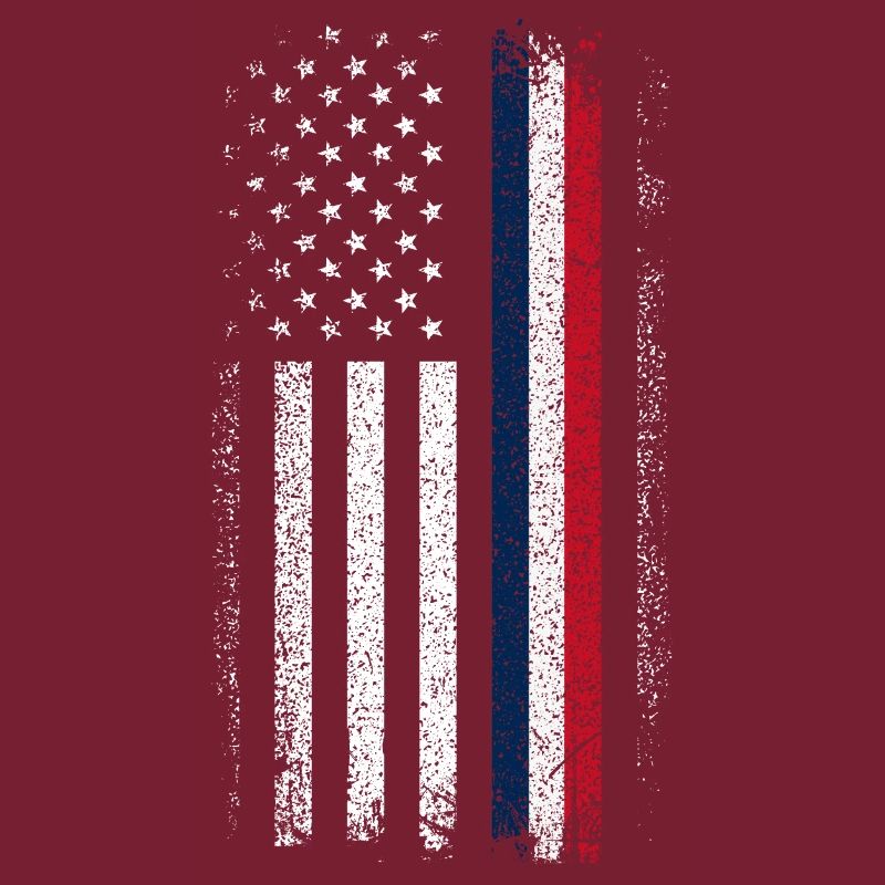 Drapeau en difficulté : Ligne bleue-rouge