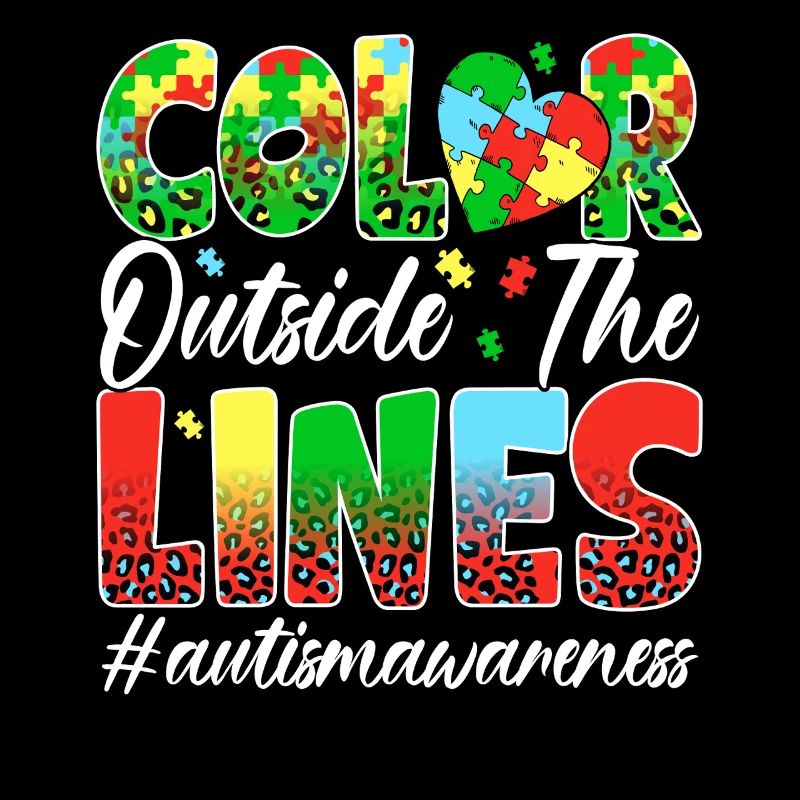 Farbe außerhalb der Linien