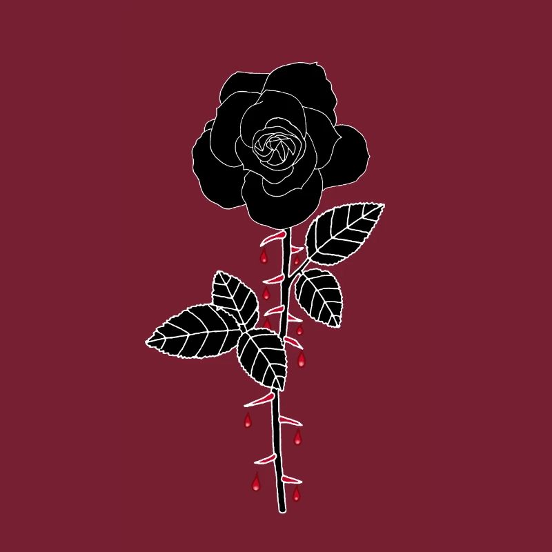 Blutige Rose
