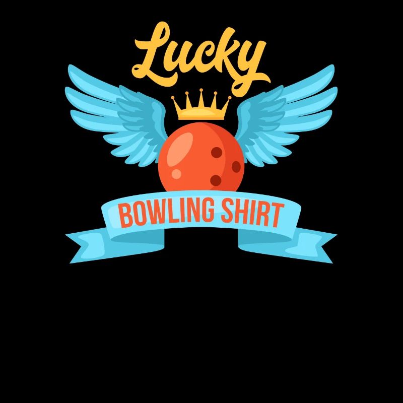 Glückliches Bowling-Hemd