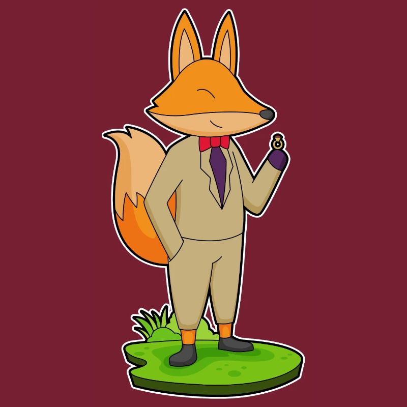 Fuchs Bräutigam Ehering Hochzeit