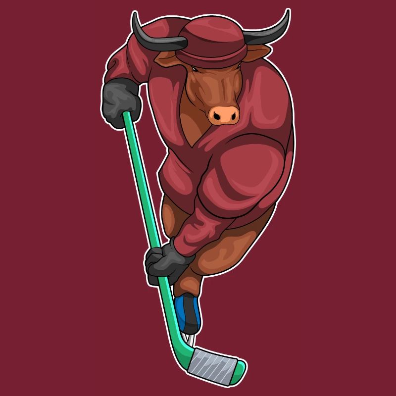 Stier Eishockey Eishockeyschläger