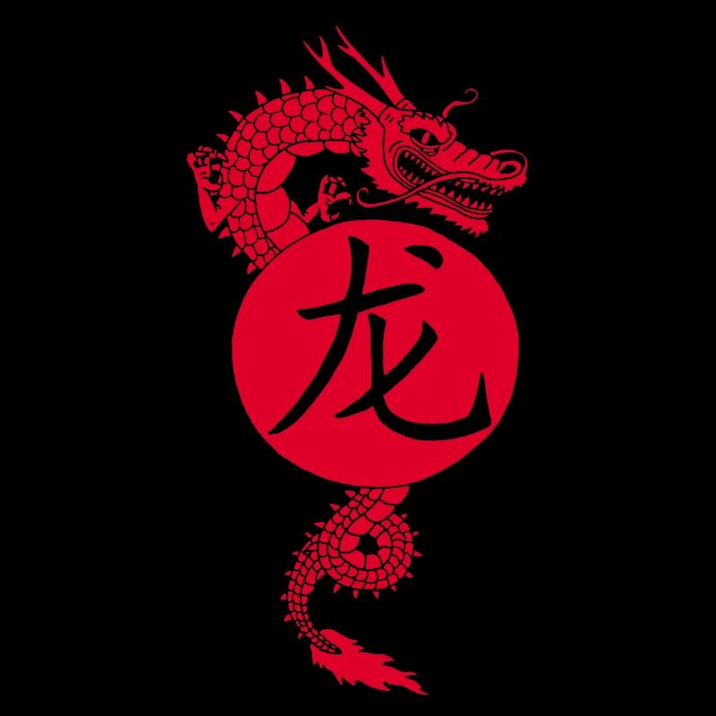 chinesischer roter drache