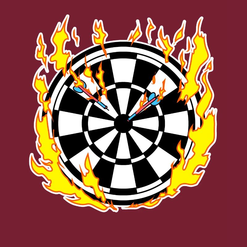 Jeu de fléchettes en feu