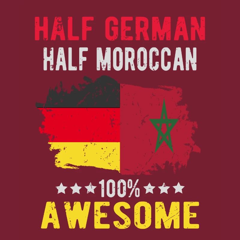 Half German half Moroccans