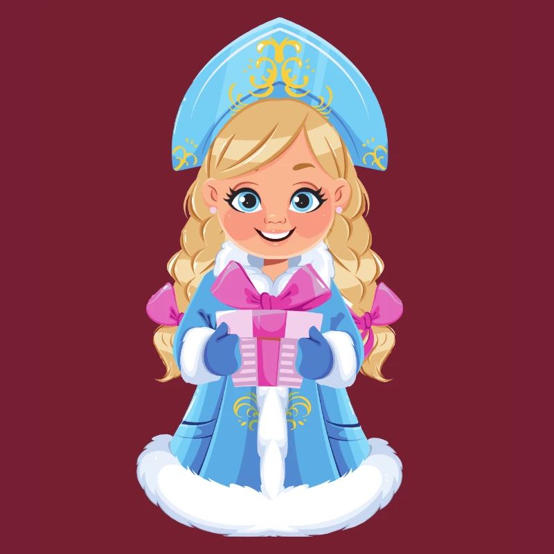 Ded Moroz Snegurotschka russischer Weihnachtsmann