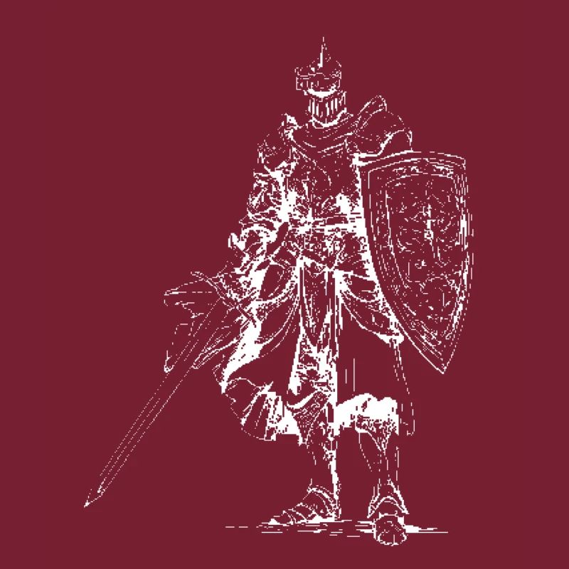Heraldic Knight with Shield