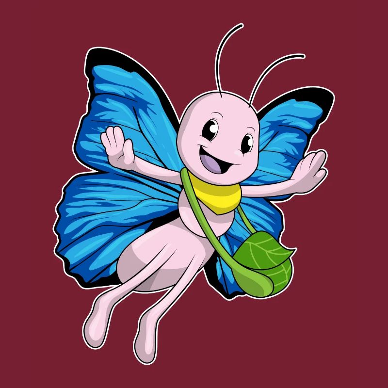 Butterfly with handbag