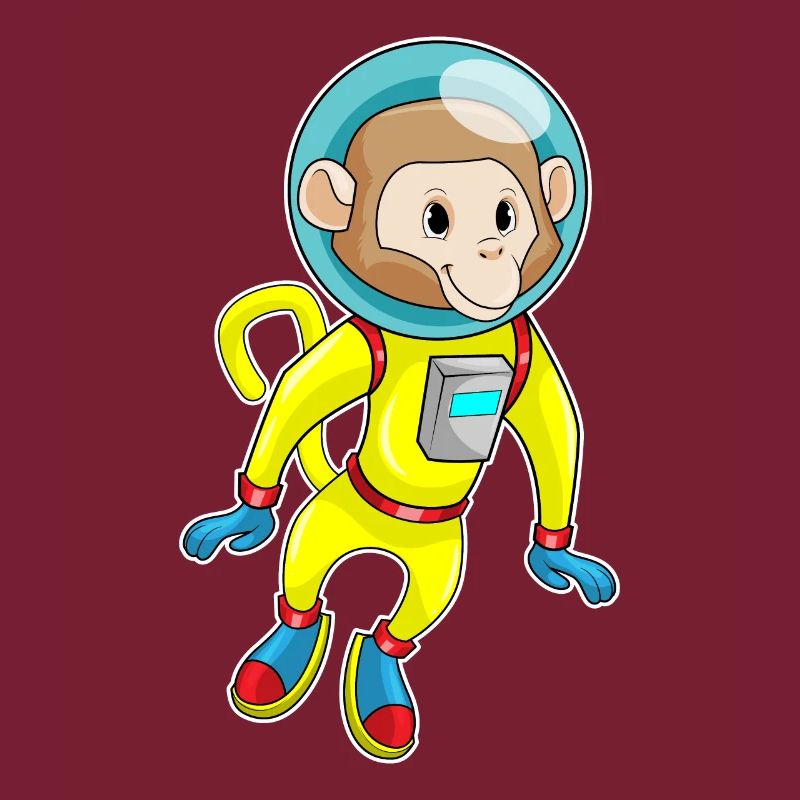 Monkey as an astronaut