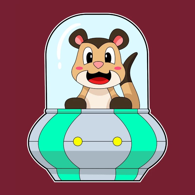 Erdmännchen mit Schiff