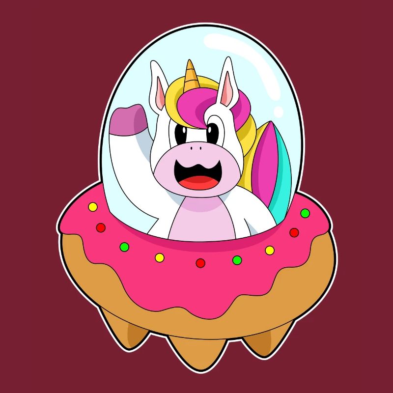 Einhorn Raumschiff