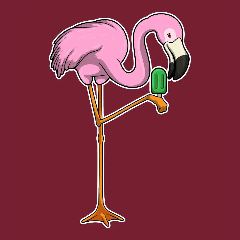 Flamingo popsicles
