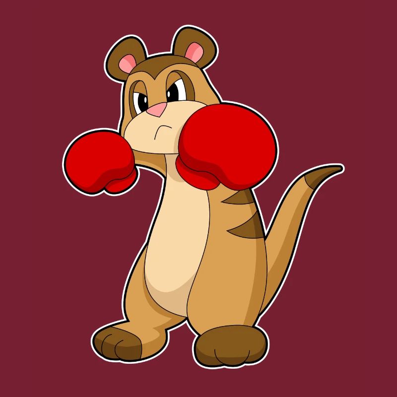 Erdmännchen Boxer Boxhandschuhe