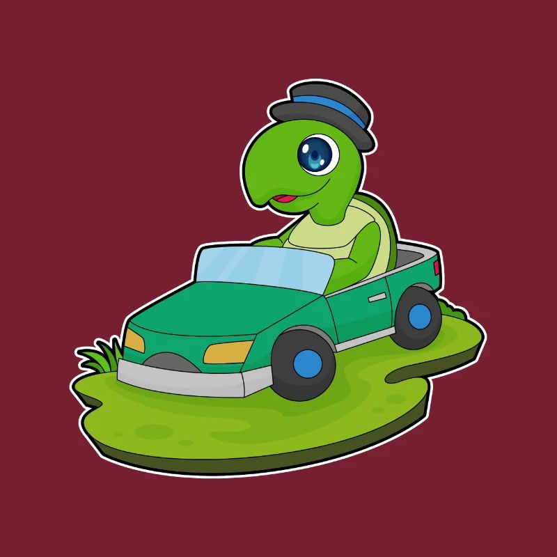 Schildkröte Auto