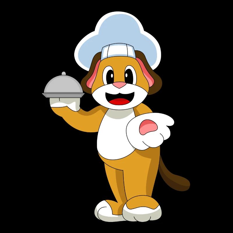 Dog Cook Serving Platter