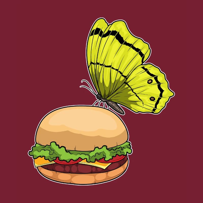Schmetterling Burger