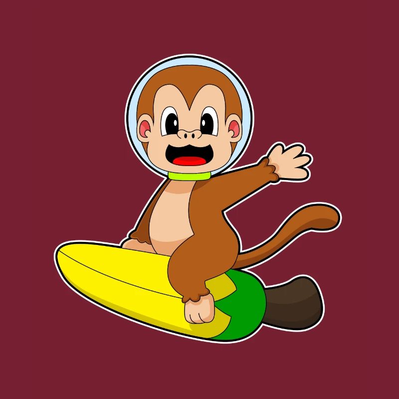 Monkey Banana Astronaut