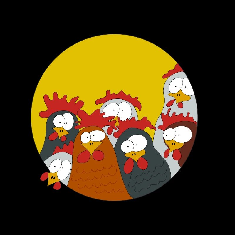 Hens are watching you