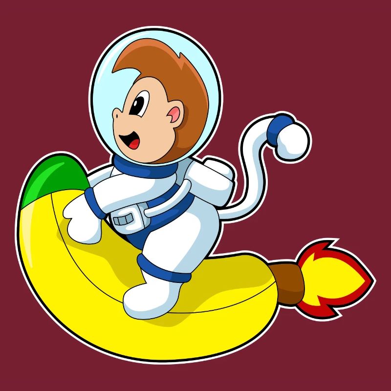 Monkey Banana Astronaut