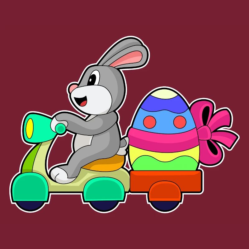 Bunny Easter Easter Egg Delivery Service