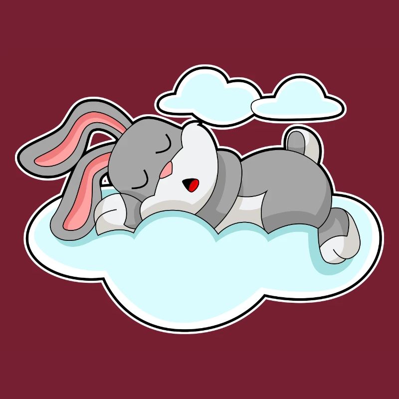 Nuages endormis de lapin