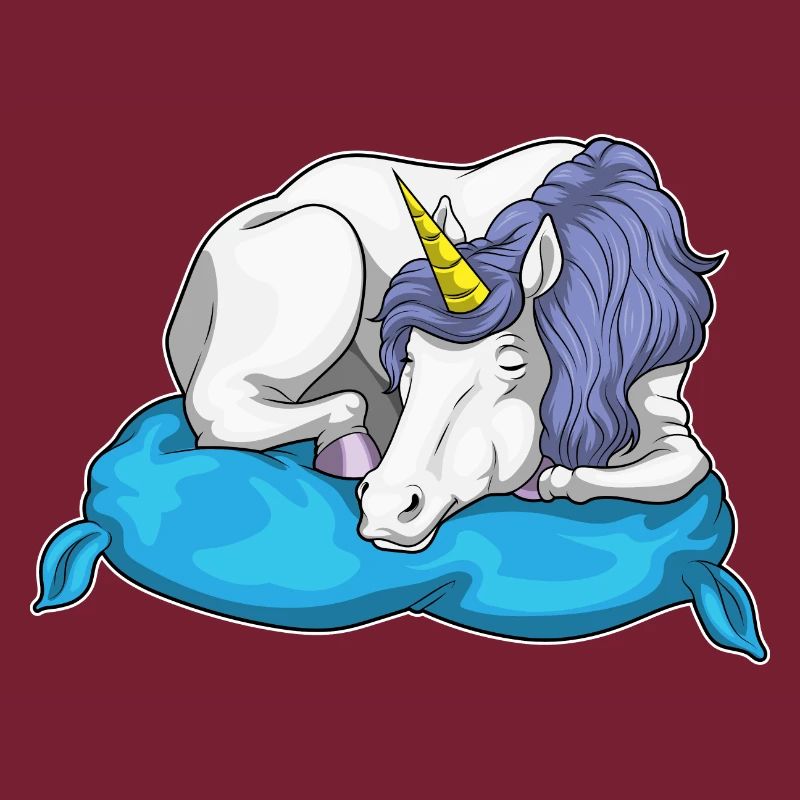 Oreiller de couchage Licorne