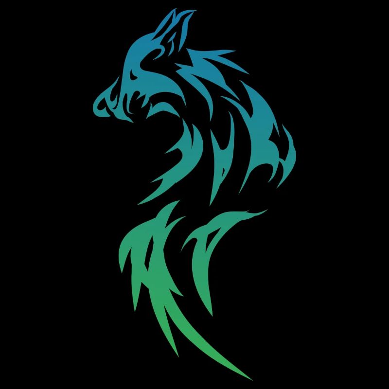 Wolfsilhoutte