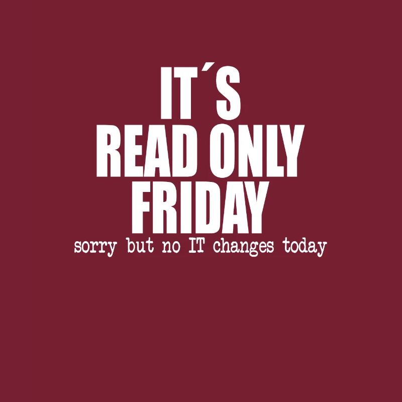 lustige it´s read only friday Geschenkidee