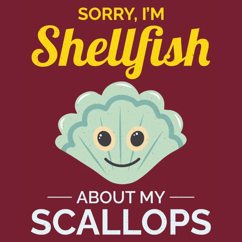 Scallop Seashells Collector Beachcomber Shellfish