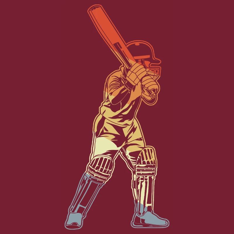 Retro Cricket Batter