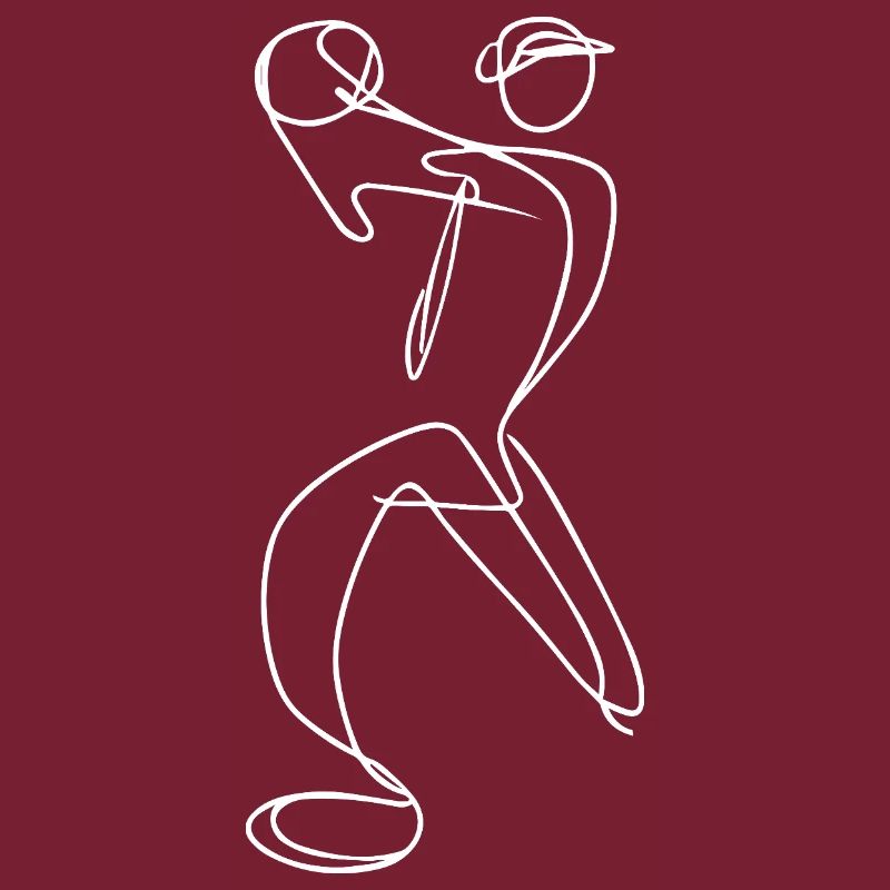 Esquisse du lanceur de cricket