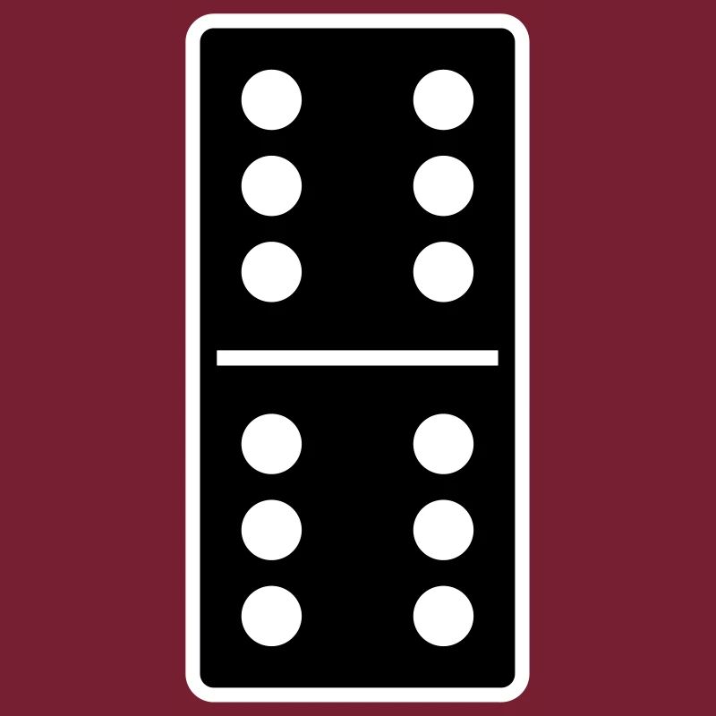 DOMINO STONE 6: 6 - COULEUR VARIABLE - CONCEPTION DE VECTEUR!