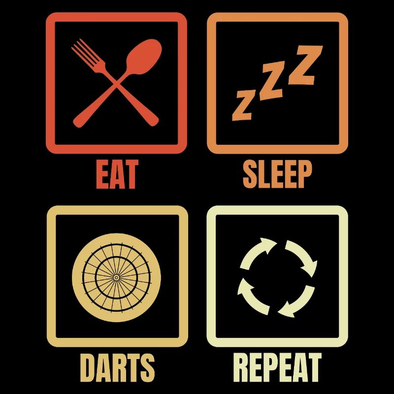 Manger des fléchettes pour dormir répéter