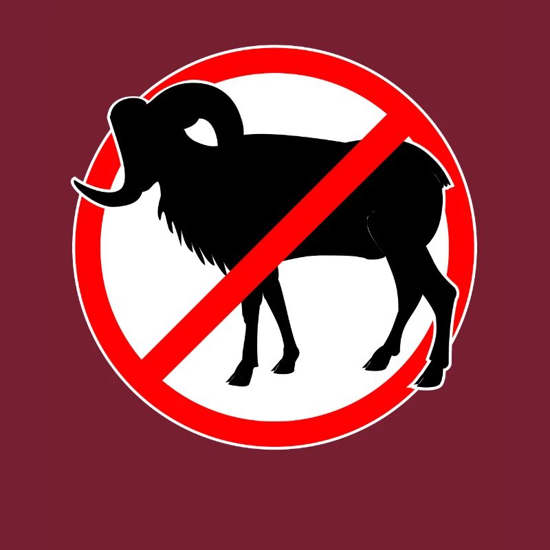 Ziegen oder Mufflons verboten - Ziege