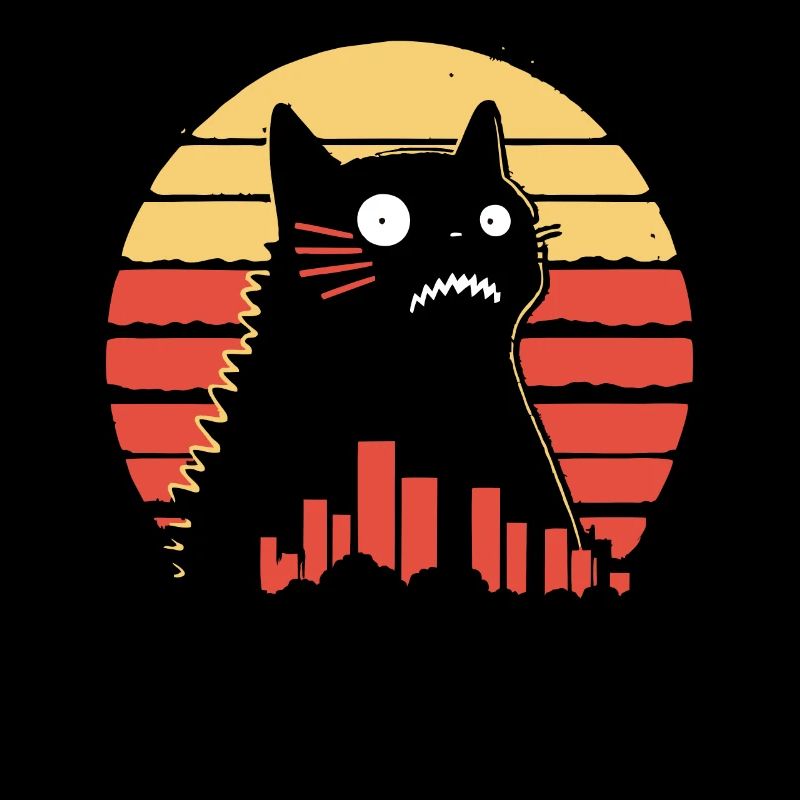 riesige Monster Katze