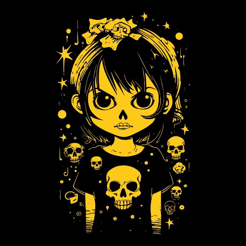 Cute angry anime girl
