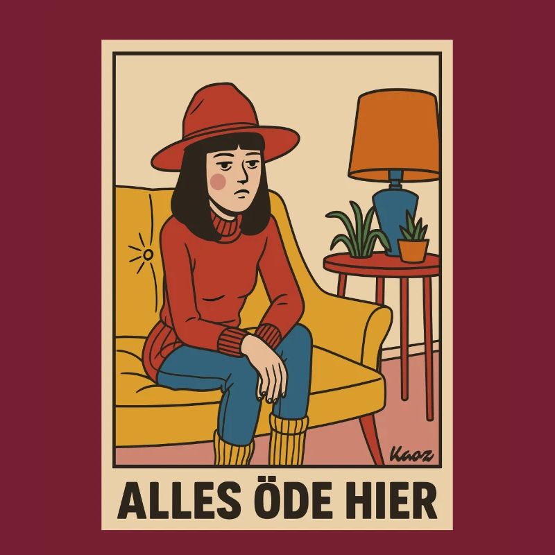 Kunst Hipster: Alles öde hier und Null Bock