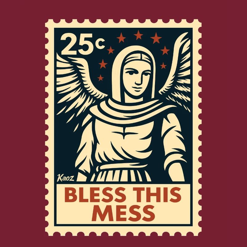 Bénis ce chaos – Timbre-poste Angel