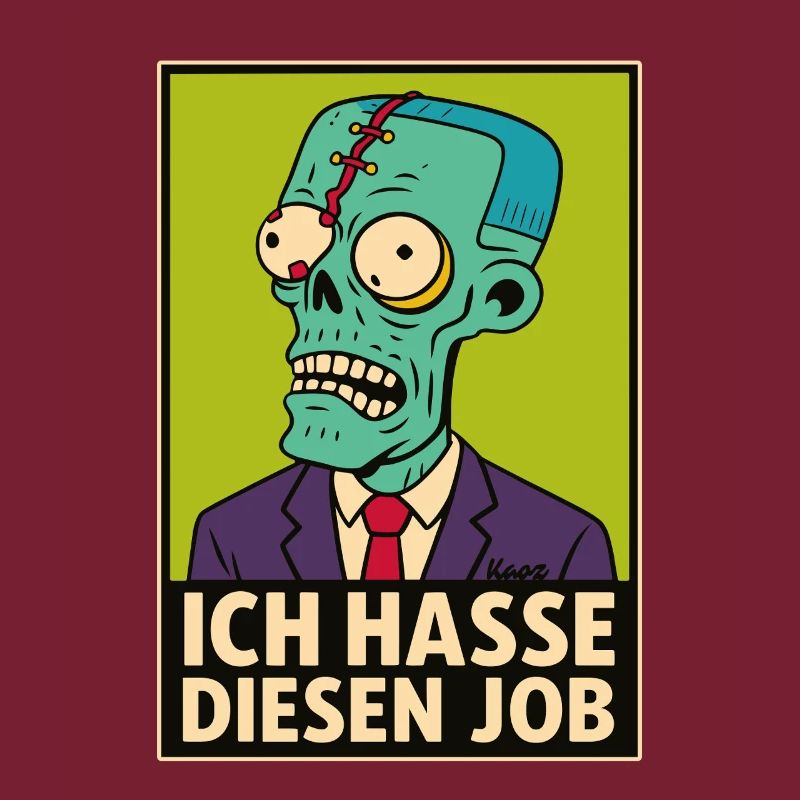 Zombie in a suit hates his job
