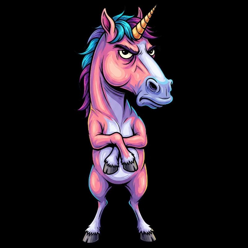 Grimmiges Einhorn – Nicht immer glitzernd